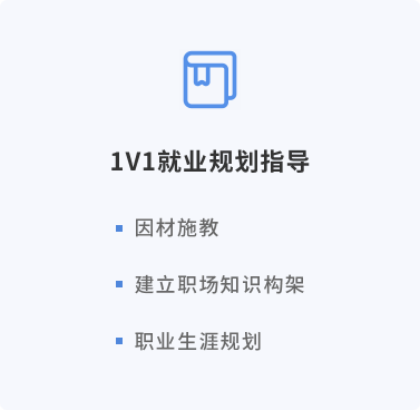 1V1就业规划指导